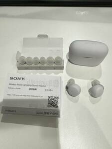 動作確認済み ソニー　SONY ノイズキャンセリングイヤホン WF-LS900NW WHITE ①