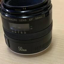 【T0513】CANON COMPACT-MACRO LENS EF 50mm 1:2.5 カメラ レンズ camera 一眼レフカメラ キャノン アクセサリー 光学機器 動作未確認_画像7