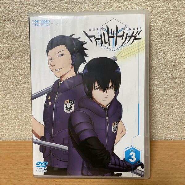 ★【発送は土日のみ】【訳あり品】ワールドトリガー vol.3 DVD(中古)★