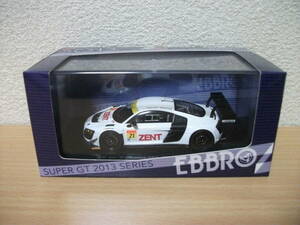 ◇エブロ 1/43 ZENT Audi R8 LMS ultra SUPER GT300 2013 Okayama Test ◇