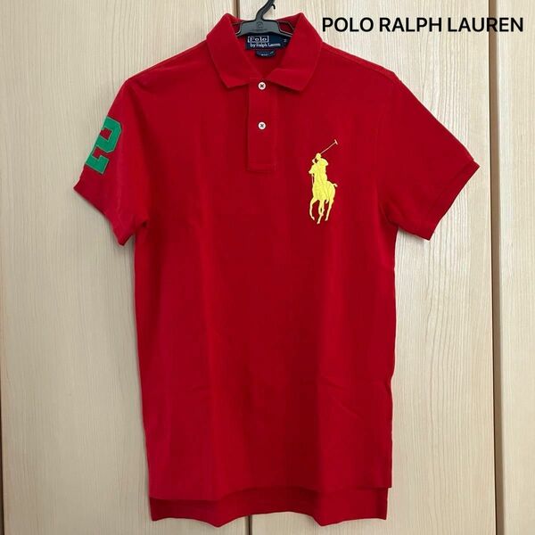 POLO RALPH LAUREN ラルフローレン 半袖ポロシャツ ビッグポニー ゴルフ レッド 赤 Mサイズ