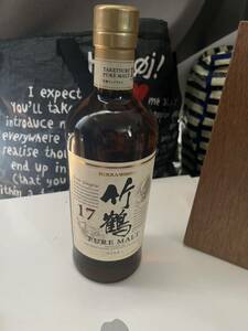 NIKKA WHISKY ニッカウイスキー ピュアモルト 竹鶴 17年　