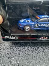 エブロ EBBRO 1/43 43766 CALSONIC SKYLINE GT-R Gr.A 1993 BLUE カルソニックス カイライン_画像2