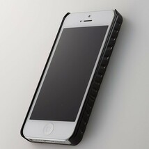 Simplism 次元シリーズ iPhoneSE(第一世代) 5 5s (4インチ) 純日本製ケース・フィルムセット リッジテクスチャー 漆黒色 TR-JGIP5-MSK_画像2