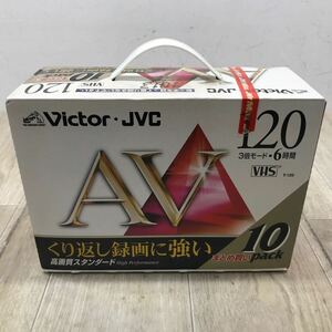 174 D / 1円〜 Victor JVC ビデオカセットテープ 10パック ビデオテープ VHS ビクター 中古 未開封