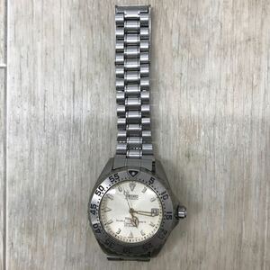 E◆ SEIKO セイコー / 腕時計 ダイバー スキューバ デイト TITANIUM 4S15-7000 25石 200m 自動巻き 稼働品 中古 ※ベルト社外品※