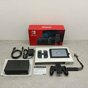 070）A 〈中古品〉ニンテンドーSwitch 本体 グレー HAC-001［-01］(一部ジャンク品あり)【動作確認/初期化済】