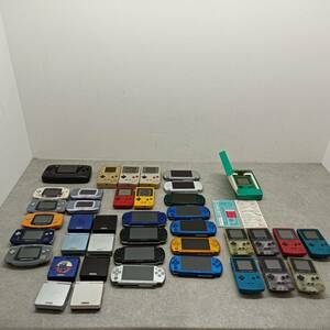 067 A [ junk ]PSP/ Game Boy Advance / advance SP/ Game Boy color / Game Gear / WonderSwan body together exhibition 