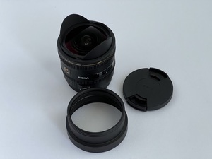 【ほぼ未使用】SIGMA 10mm F2.8 EX DC FISHEYE 対角線魚眼レンズ キヤノン用