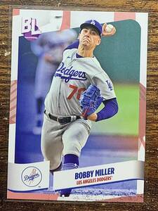 【100円スタート】TOPPS 2024 baseball league Bobby Miller ボビー ミラー ドジャース DODGERS