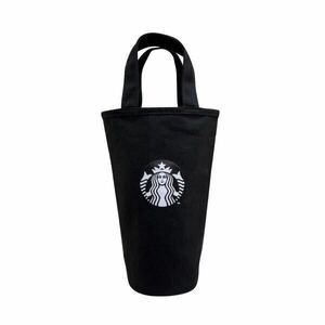 海外限定Starbucks 台湾 スターバックス ドリンクバッグ タンブラーバッグ 海外 スタバ カップ型 国内未発売　ペットボトル ブラック