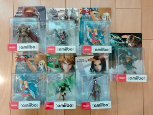 [ new goods unused ] large amount set sale amiibo Amiibo figure 7 piece set large ..s mash Brothers Zelda smabla Junk tu60509.