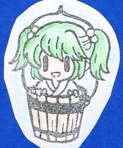 Art hand Auction Touhou Project eraser stamp Kiss Me Touhou Project illustration stamp TouhouProject, Comics, Anime Goods, Hand-drawn illustration