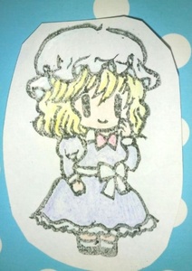 東方Project 消しゴムはんこ　マエリベリー・ハーン　東方プロジェクト　手描きイラストスタンプ　TouhouProject