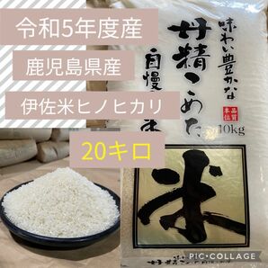 令和5年度産　鹿児島県産　伊佐米　ヒノヒカリ　20キロ