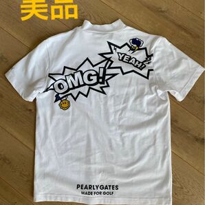 美品　パーリーゲイツ ハイネックTシャツ　ドライ