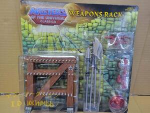 レア 新品未開封 マテル マスターズ オブ ザ ユニバース クラシックス WEAPONS RACK 魔界伝説 HE-MAN MASTERS OF THE UNIVERSE CLASSICS