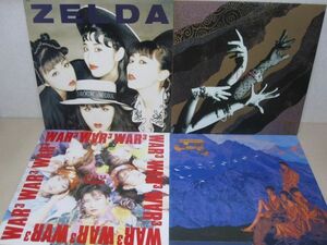 LP&12インチ・ゼルダ、パパイヤパラノイア 4セット・C-ROCK WORK、黄金の時間、WAR3など/05-50