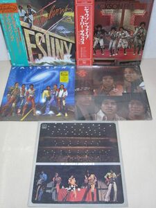 LP・ジャクソンファイヴ、ジャクソンズ 5セット・スーパーデラックス 帯付、IN JAPAN、デスティニー帯付他/輸入盤2枚/05-67