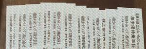 【相鉄線】株主優待乗車証　10枚　2024年6月30日まで　チケット　鉄道乗車券
