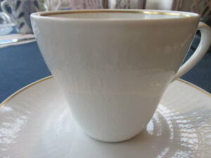 * Rosenthal gold paint .. cup & saucer 2 customer Germany made byorun* vi mb Lad calibre 8.3×7.1 saucer 15.4. weight total 210.