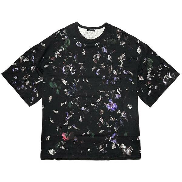 名作 LAD MUSICIAN SUPER BIG T-SHIRT 30/2 T-CLOTH INKJET REAL FLOWER ラッドミュージシャンフラワースーパービッグ半袖Tシャツ