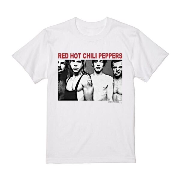 レッドホットチリペッパー 白XLレッチリ Tシャツ 半袖 白 黒 90年代 バンド ビンテージ ストリート 厚め しっかり生地 ゆったり大きめ