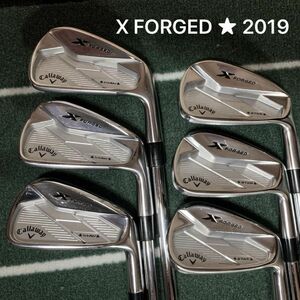 Callaway X FORGED STAR★ P〜5i 6本 キャロウェイ アイアン