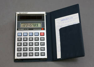  Vintage sharp блокнот type солнечный калькулятор ELSI MATE EL-350 рабочий товар 