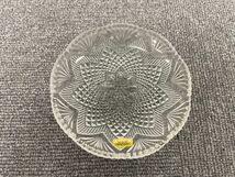 F105-SB4-1453 Noritake ノリタケ クリスタル小皿 5客セット 日本陶器 約11cm 小鉢 ガラス食器_画像6