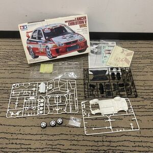 W039-CH3-718 TAMIYA タミヤ ＃203 三菱 ランサー エボリューションV WRC ディスプレイモデル 1/24スケール プラモデル