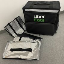 F005-I58-1796 Uber Eats ウーバーイーツ 配達バッグ 大容量 保冷バッグ デリバリー リュック_画像1