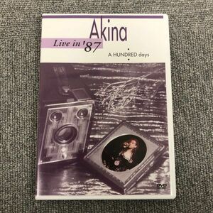 G335-I58-1905 ★ 中森明菜 Akina Live in ’87 A HUNDRED days ライブ DVD