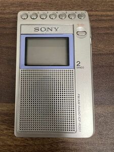 G629-CH3-1243* Sony Sony портативный радио ICF-351 наматывать брать . слуховай аппарат внутренности poketabru радио широкий FM соответствует * электризация подтверждено 