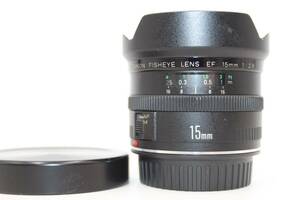 カビ無し 実用品 Canon EF FISHEYE 15mm F2.8 #OP1307