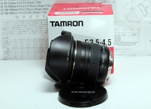 ☆軽くて使いやすい超広角ズームレンズ♪TAMRON 19-35mm A10 キャノン用♪レンズフード付き♪中々見ない元箱と説明書付き☆_画像7