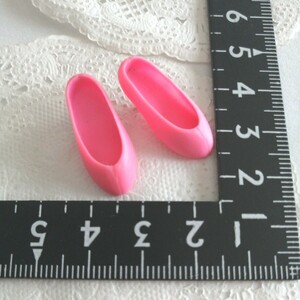 2r617 ドール用 ピンク パンプス ジェニー リカちゃん サイズ シンプル パンプス 靴 1/6ドール 