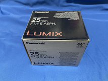 Panasonic LEICA DG SUMMILUX 25mm/F1.4 II ASPH. H-XA025 中古_画像8