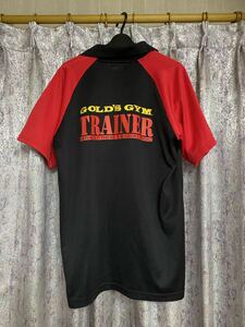 ゴールドジム goldsgym gold'sgym 筋トレ トレーニング gym goldgym マッチョ 半袖 Tシャツ トレーナー 支給 レア シャツ メンズ LL