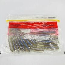 710847 新品 ZOOM/ZBC 4インチ ミートヘッド ２０本 スモークプロブルー ZOOM BAIT COMPANY 旧マテリアル アメリカンワーム_画像2