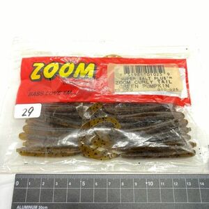 712080 ZOOM/ZBC C-テール カーリーテール ２９本 ZOOM BAIT COMPANY ズーム リボンテール グリーンパンプキン