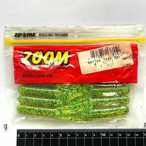 712138 新品 ZOOM/ZBC 4インチ ズームチューブ １０本 チャートリュース ZOOM BAIT COMPANY TUBE アメリカンワーム