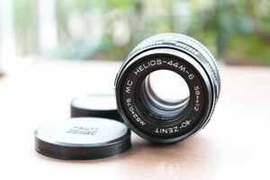 極美品 分解清掃済み Helios-44M-6 58mm f2 ヘリオス M42 ぐるぐるボケ オールドレンズ 単焦点 004