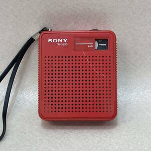 J2140★中古品★動作未確認品★ SONY　トランジスタラジオ　TR-3550　AMラジオ