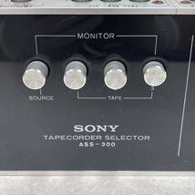 #4031★中古品★ ONY　ASS-300　テープレコーダー　セレクター　オーディオ　機器　動作未確認　_画像3