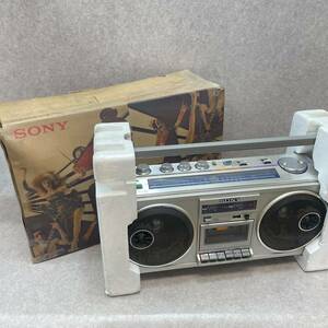 Y5013* reproduction OK SONY Sony FM/AM stereo cassette ko-da- radio-cassette CFS-66 Energie 66 origin box attaching Showa Retro 