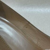 J5103★中古未使用品★靴 EIZO エナメルパンプス　24cm ヒール高さ8cm_画像5