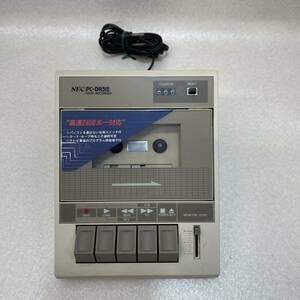 H3087★中古品★通電確認済み★ NEC カセットテープ式 データレコーダー PC-DR312 