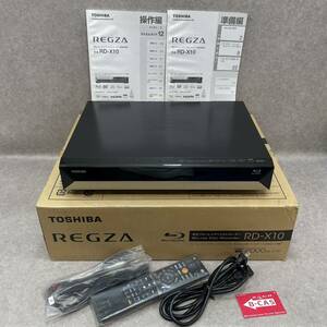 a5008* прекрасный товар TOSHIBA Toshiba Blue-ray магнитофон REGZA RD-X10 2TB 2 тюнер принадлежности, изначальный с коробкой 