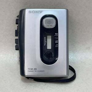 J5260★中古品★通電確認済み★ SONY カセットテープレコーダー TCM-48 ソニー